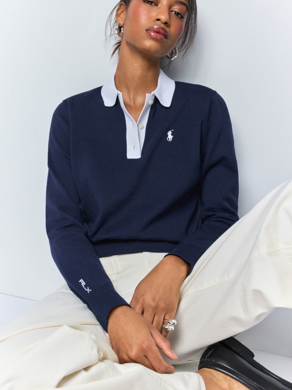 Polo Ralph Lauren Blue Long Sleeve Polo